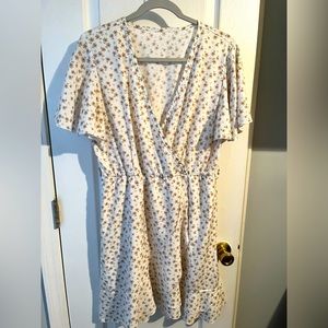 White Dainty Flower Dress